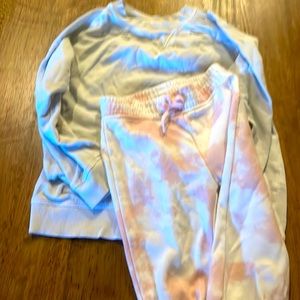 cute sweatpants and sweatshirt for little girls
